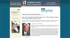 Desktop Screenshot of podiatristfl.com